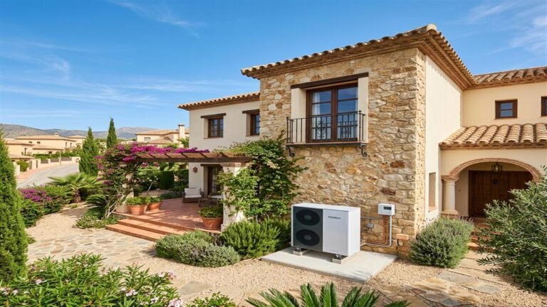 Sistema de aerotermia instalado en chalet de Majadahonda para reforma integral eficiente